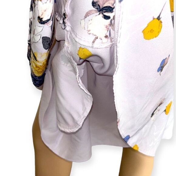 CHELSEA28 Halter Floral Print Shift Dress in Lilac Size Medium - Picture 11 of 13